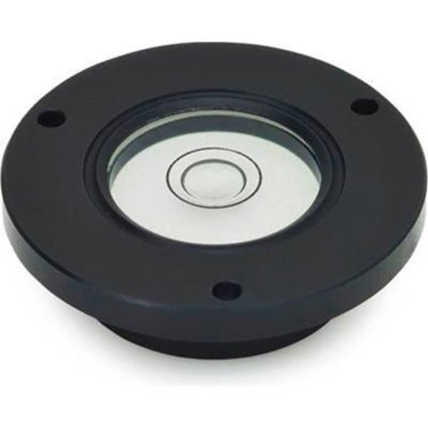 J.W. Winco J.W. Winco GN2277 Bull's Eye Levels, Aluminum, Insert Collar, 1.1" Hub Dia, 1.57" Base Dia, Black 2277-ALS-40-K-30-B